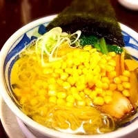 Snapdishの料理写真:あじくま 塩しょうゆラーメン|Manamiさん