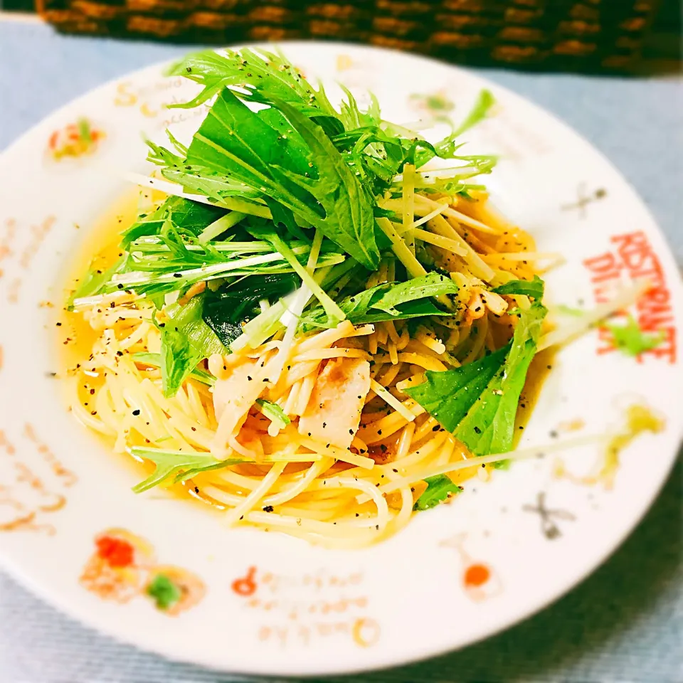 野菜たっぷりスープパスタ(♡˙³˙)|あいさん