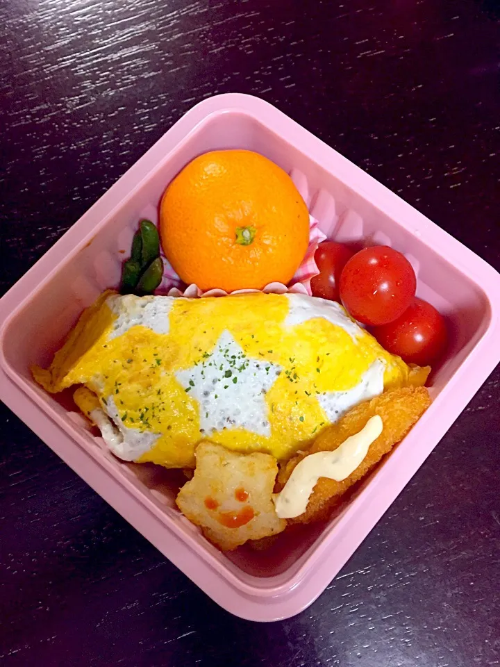 ☆のカレーオムライス弁当|Erikoさん