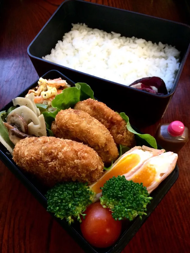 一口味噌カツ弁当|二キィさん