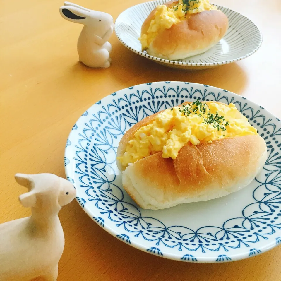 Snapdishの料理写真:ほわほわ♡たまごドッグ🐶|leeさん