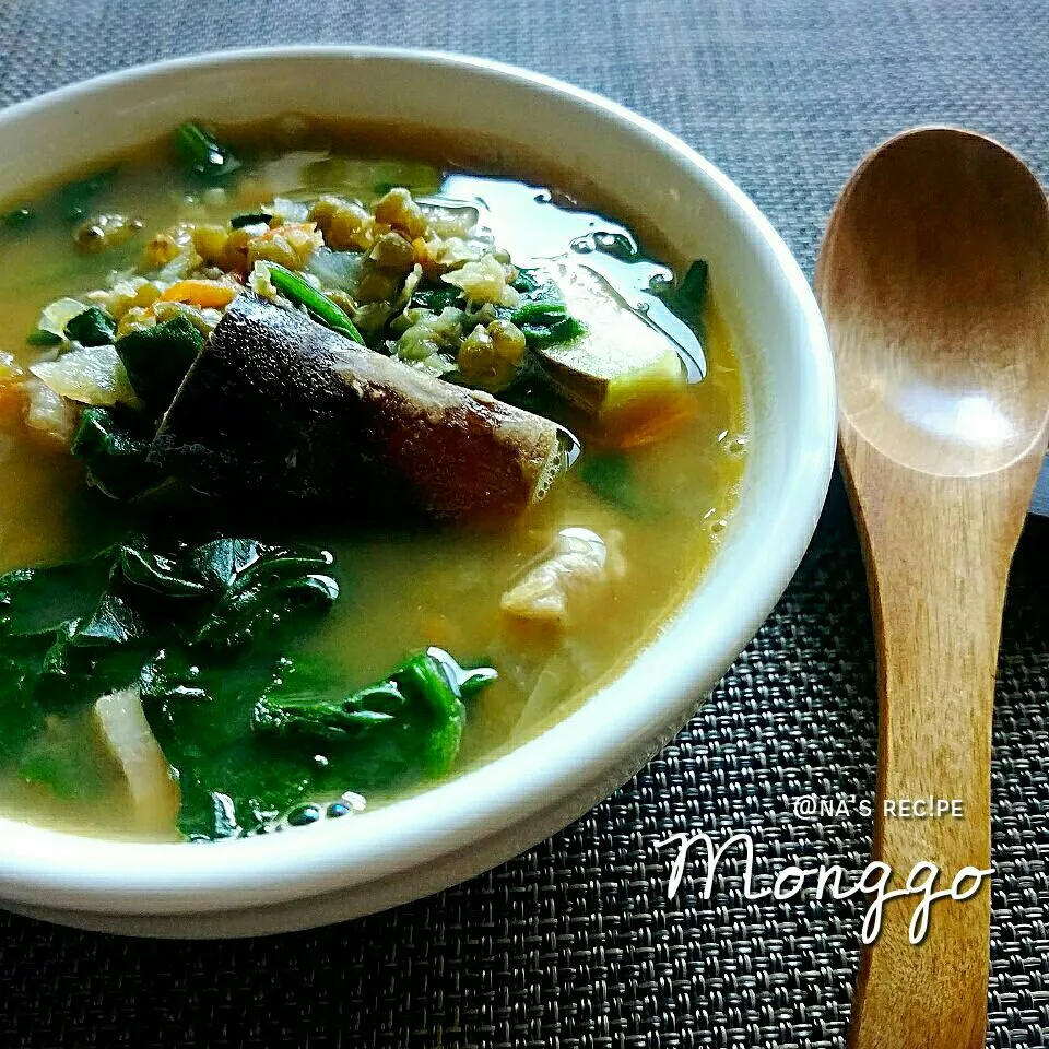 「Monggo」緑豆のスープ☺フィリピン料理です🍴|Kashimanakitchenさん