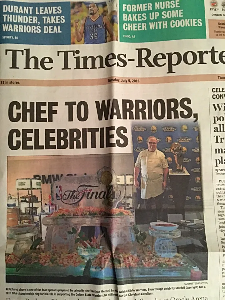 Snapdishの料理写真:Made the front page of the newspaper|Nate Merdellさん