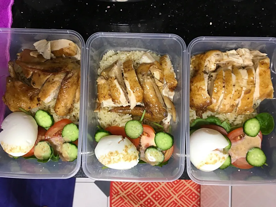 Coke braised chicken with salad and oozy egg|Ong Sor Fernさん