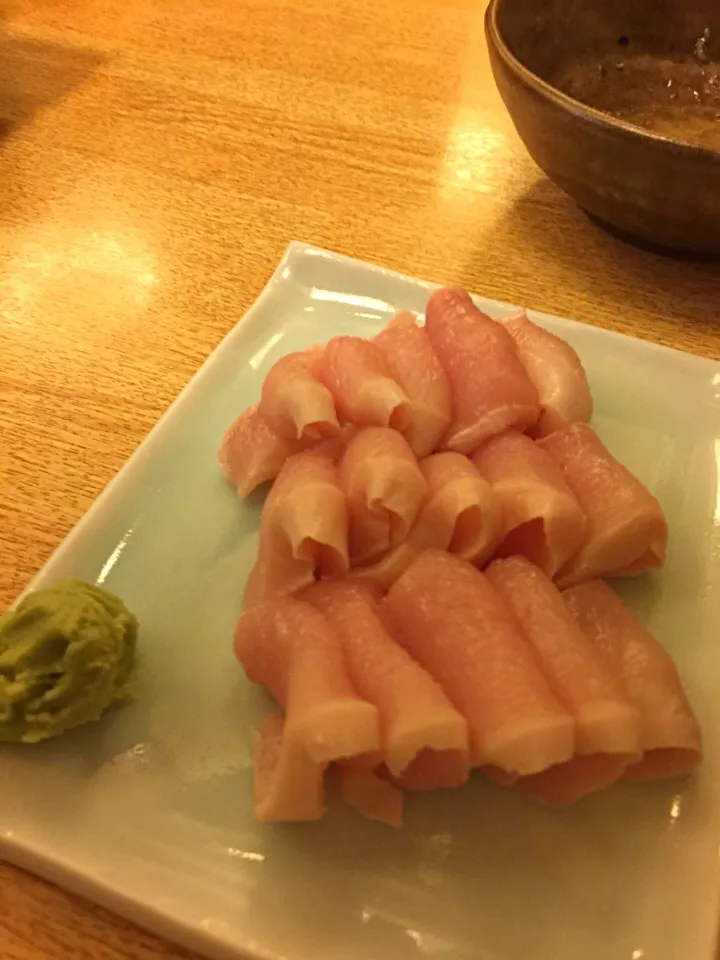 Snapdishの料理写真:鶏さし|Andaiさん