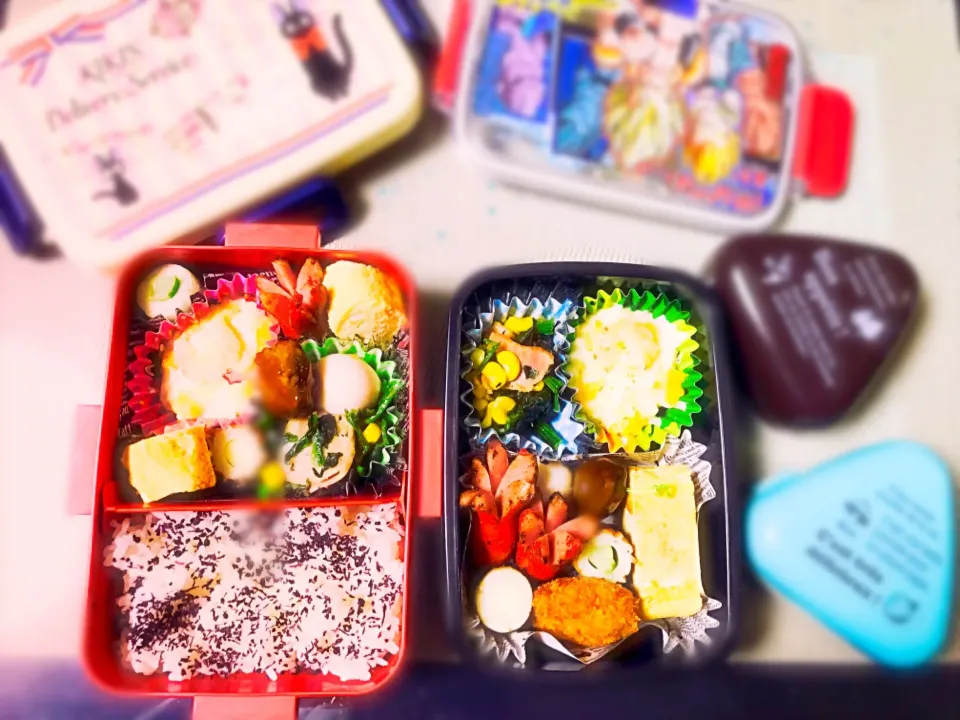 Snapdishの料理写真:子供が作ってくれたお弁当( ✿˘︶˘✿ )|あいさん