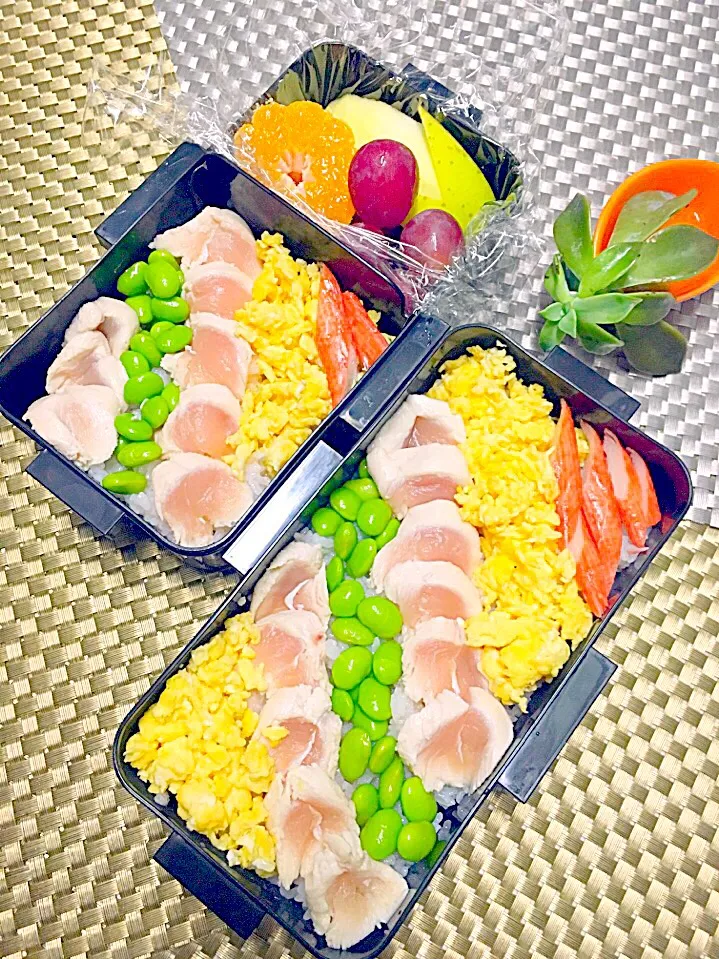 Snapdishの料理写真:11/19🍀中3中1アレルギー男子弁当👬|にゃんとどさん