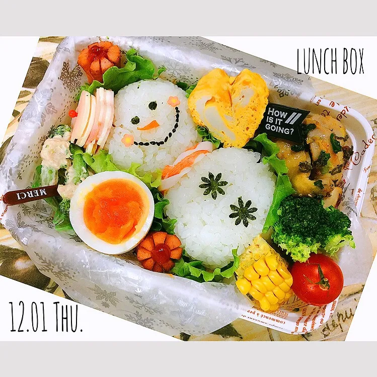 雪だるまさん弁当♡|mikiteeee52さん