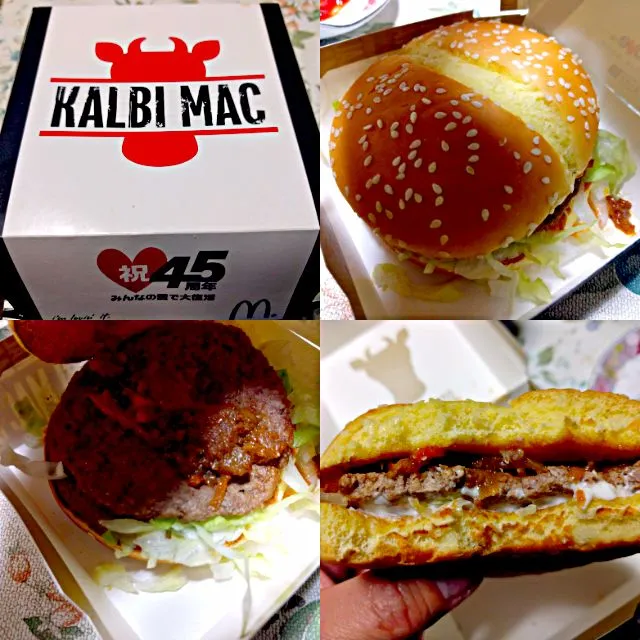 カルビマック マクドナルド  #マクドナルド#カルビマック #ハンバーガー #ファーストフード #ファストフード #テイクアウト #カルビ焼肉 #カルビ肉|sakumaさん