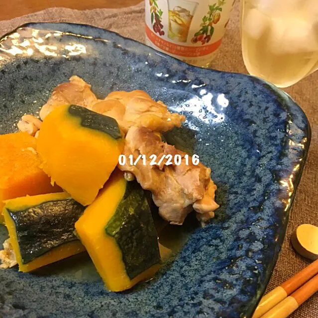 鶏🐔と南瓜とハーブの恵み🍾|友さん