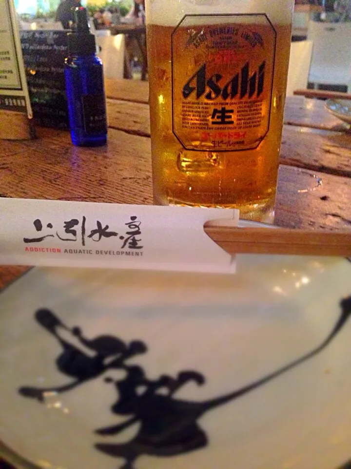 Fresh seafood should be with ASAHI 🇯🇵|SPJWUさん