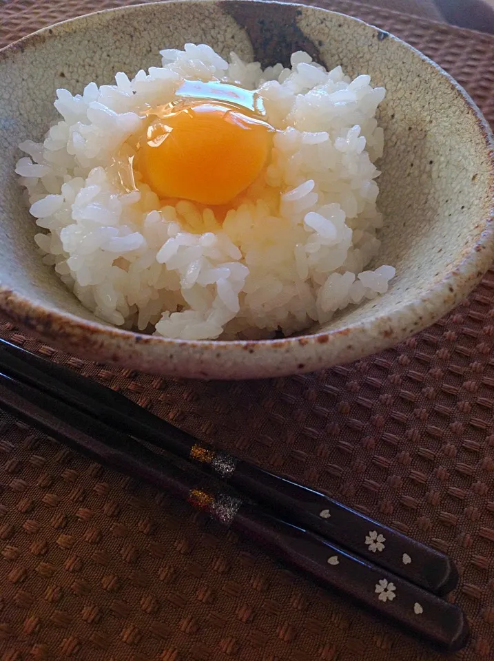 烏骨鶏の卵かけ|izunさん