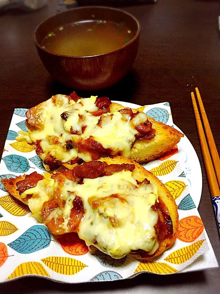 Snapdishの料理写真:子供達の朝ごはん(⌯꒪͒ ૢ∀ ૢ꒪͒)|えみさん