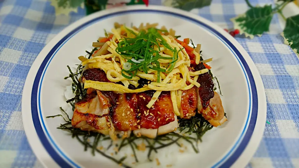 パリパリ照り焼きチキンめし|よっしー(=^ェ^=)さん