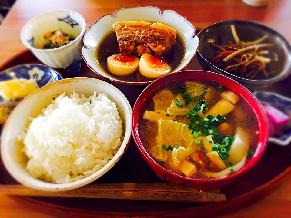 たくみの里食堂の角煮定食♡|ayumiさん