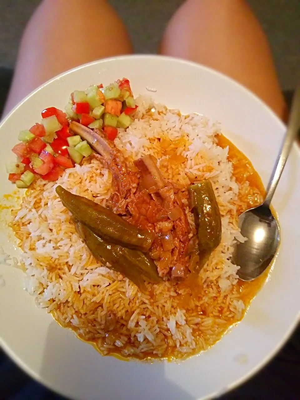 Traditional Rice,Meat,Soup and Salad|Maria Mousazadehさん