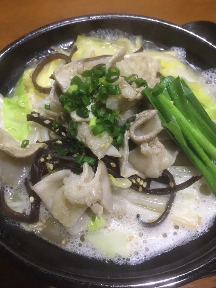 牛もつ煮込みラーメン|晴れの陽さん