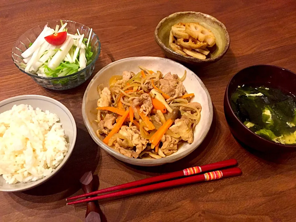 Snapdishの料理写真:今日の夕ご飯|河野真希さん