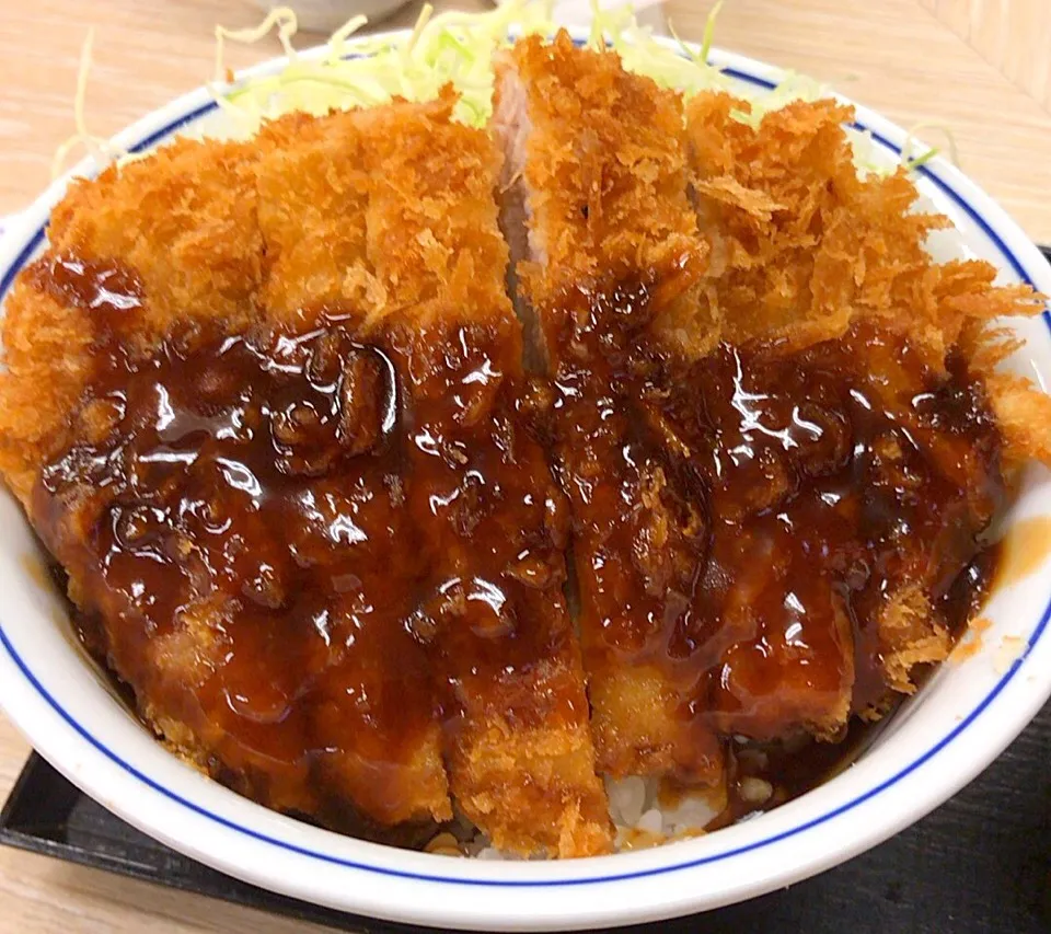 ソースかつ丼|るみおんさん