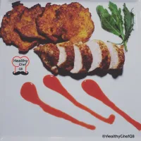 Chicken and sweet smashed potato|Healthy Chef Q8さん