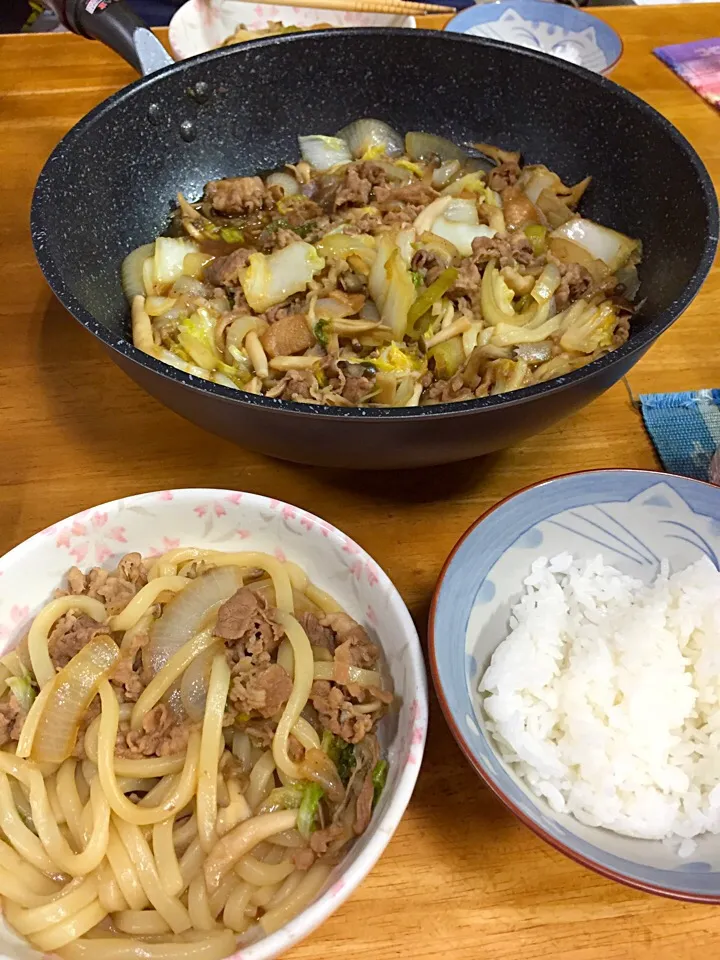 すき焼き、うどん入り*\(^o^)/*|すかラインさん