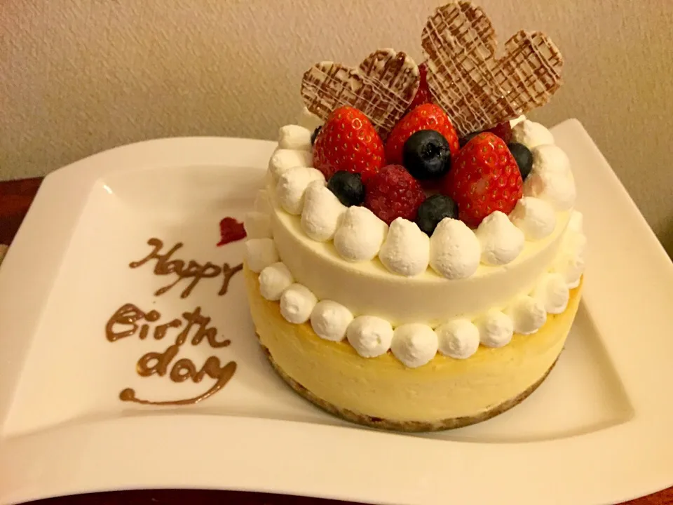 ❤️happybirthday cheesecake❤️|アイさん