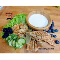 Snapdishの料理写真:Healthy Chicken Shawarma wrap|Healthy Chef Q8さん