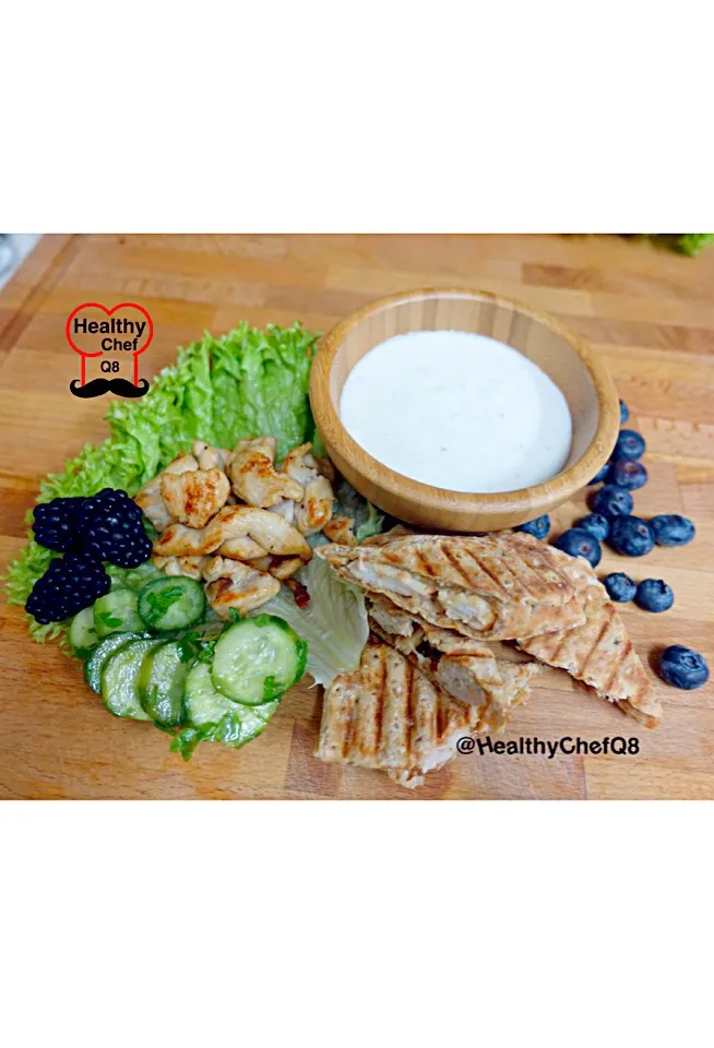 Healthy Chicken Shawarma wrap|Healthy Chef Q8さん