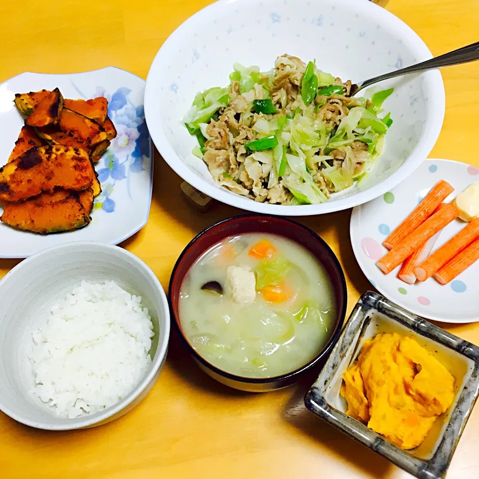 Snapdishの料理写真:よるごはん ❁|はらぺっこさん