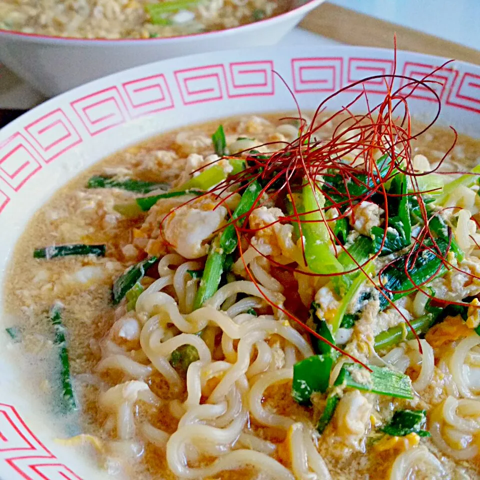 サッポロ一番❗みそラーメンで、ねぎたまラーメン🍜‼|ふりるさん