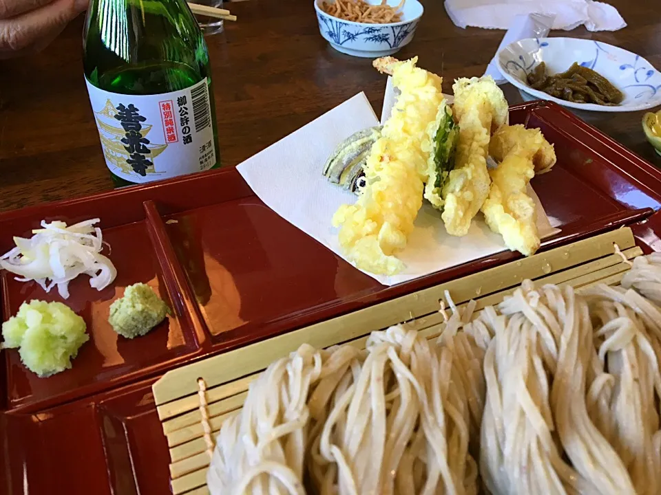 信州そばと昼酒☺️|suneさん