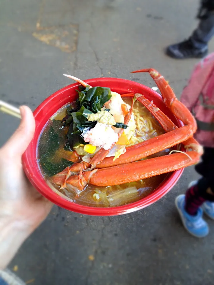 カニみそ鍋ラーメン入り🍲✨🦀@日比谷公園🍂全国ご当地鍋フェスティバルにて|K.Sさん