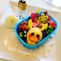 ❄︎クリスマス気分なピカチュウ❄︎
息子ポケモン弁当❄︎|＊saki＊さん