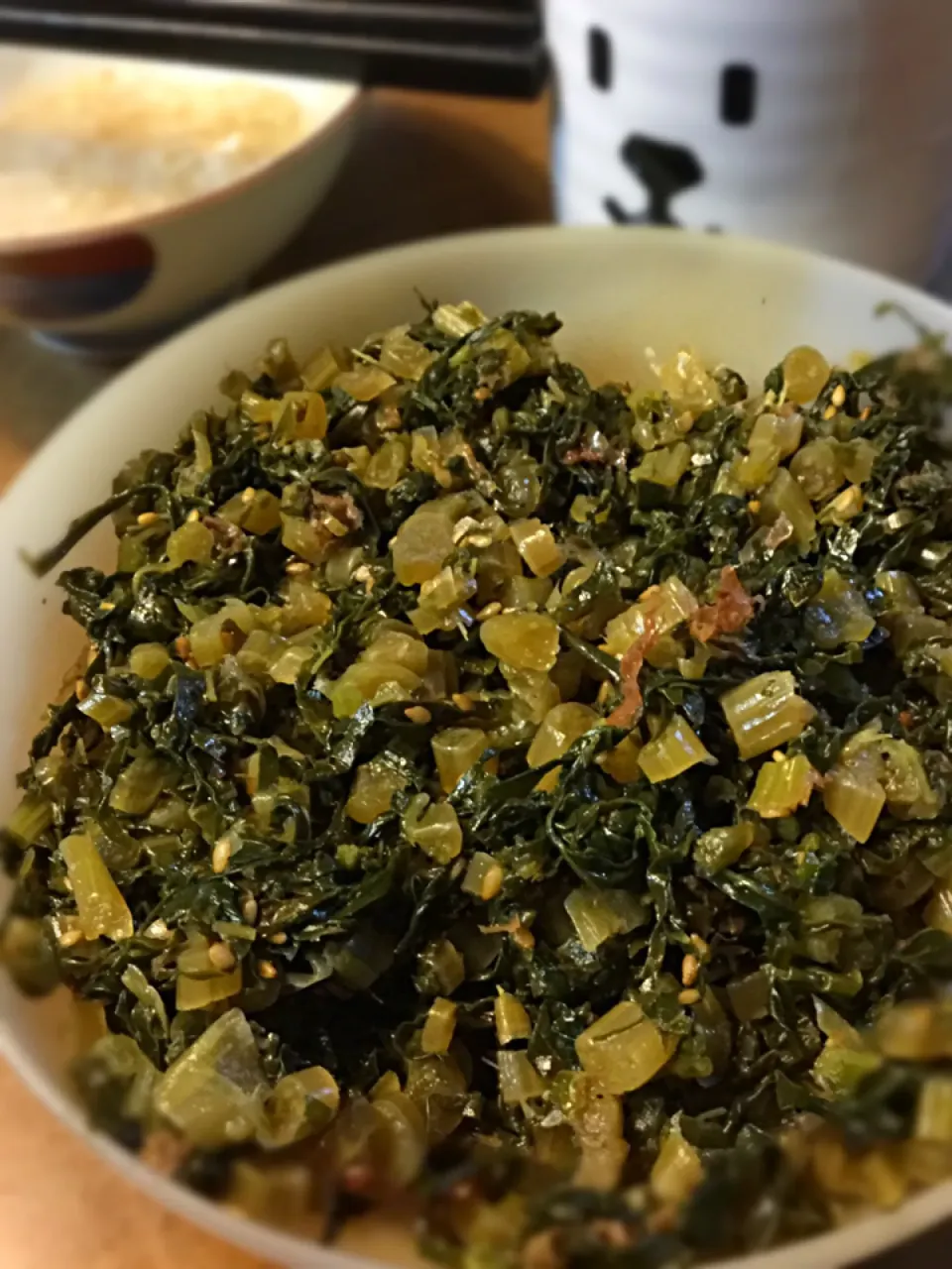 たんまりあります😊大根の葉の佃煮🌿|一乃辻本さん