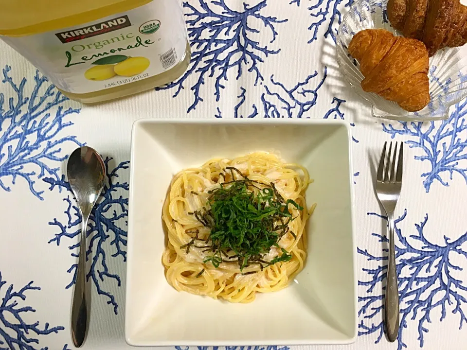 Snapdishの料理写真:たらこクリームパスタ|sakiさん