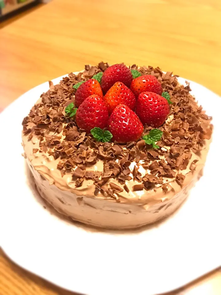 Snapdishの料理写真:なんでもない日のチョコケーキ|Akiko Onoさん