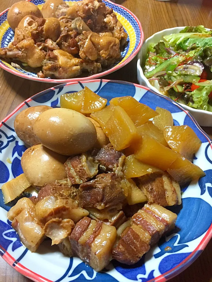 豚の角煮＆鶏のさっぱり煮|高久晴美さん