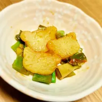 大根とねぎのケチャ醤油煮|くまぽてとさん