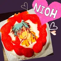 テニスの王子様仁王雅治くんお誕生日ケーキ♡|湯葉のお作りさん