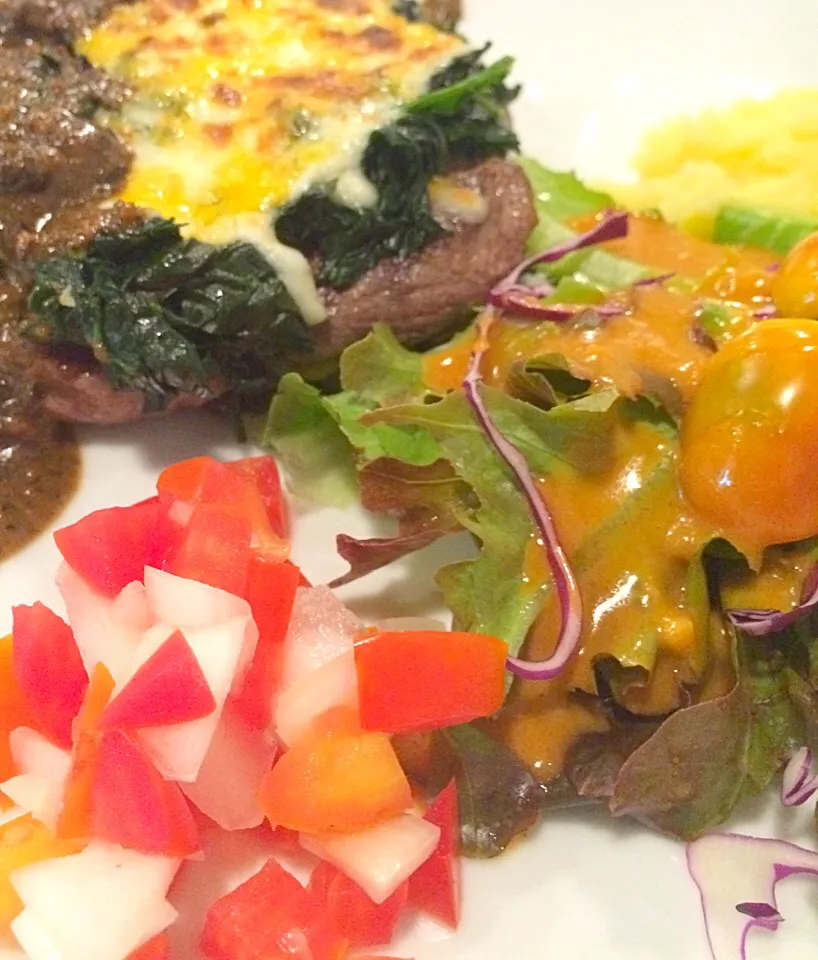 Homemade Steak style@Chef Sompong, Pakchong Nakornrachasima THAILAND.|Chalinee Kalyanamitraさん