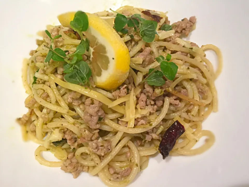 Spagetti lemon oregano|mee aphipongさん