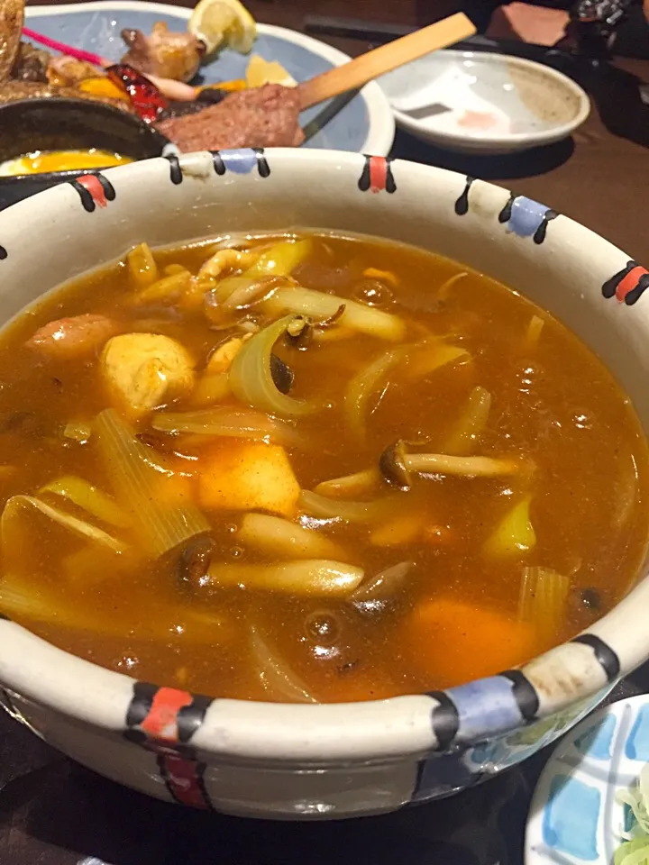 Snapdishの料理写真:地鶏カレー南蛮|momoさん