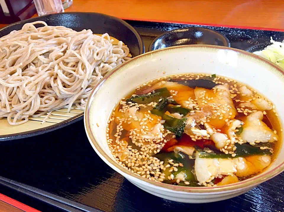 昼ごはん 肉つけそば|ぽんたさん