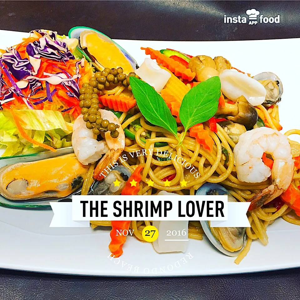 Snapdishの料理写真:Spicy noodles with seafood!#theshrimplover|Sam Phonilさん