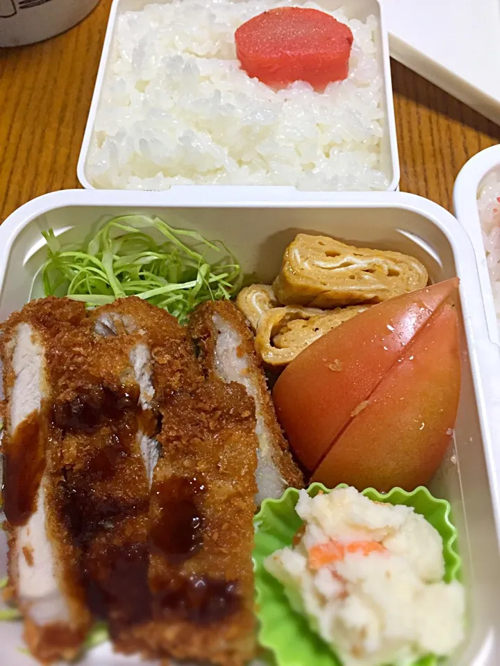 12月5日 豚カツ弁当🍱(ෆ ͒•∘̬• ͒)◞|かよっぺさん