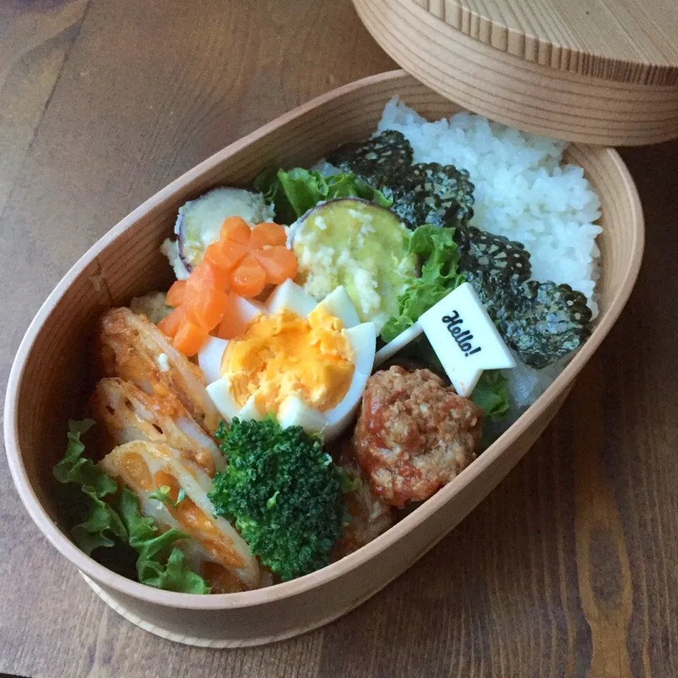 12/5 ミートボール弁当🍱|カタツムリさん