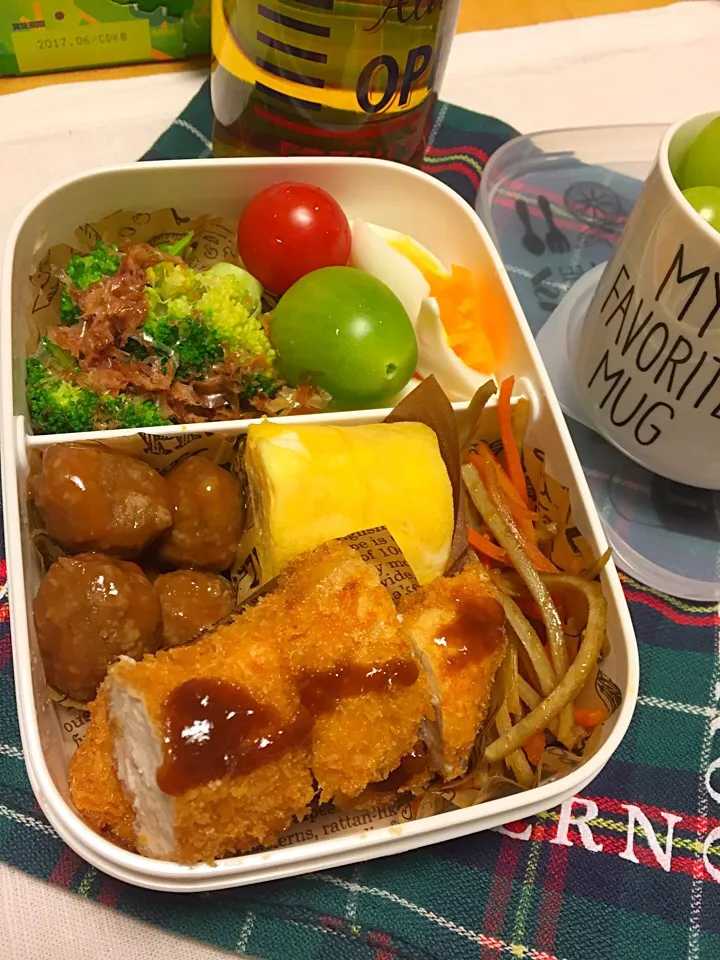 Snapdishの料理写真:ササミフライ弁当|riorieさん