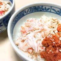 Snapdishの料理写真:毎年恒例のセイコガニ丼😋✨|swanさん