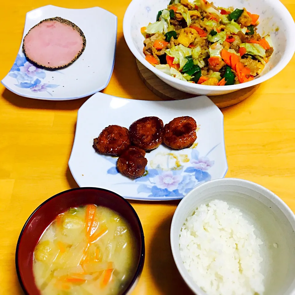 Snapdishの料理写真:よるごはん|はらぺっこさん