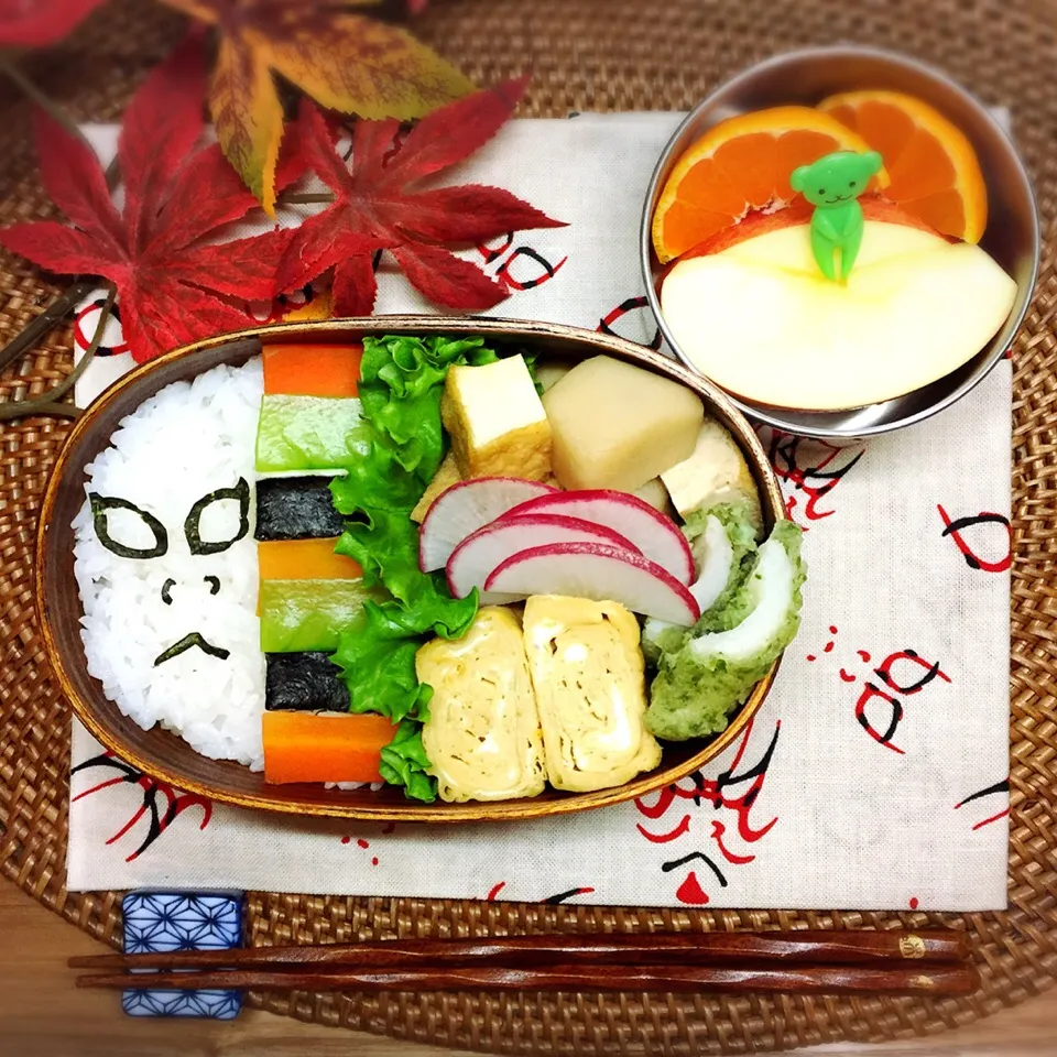 大人のキャラ弁、歌舞伎弁当☺️|@mayuさん